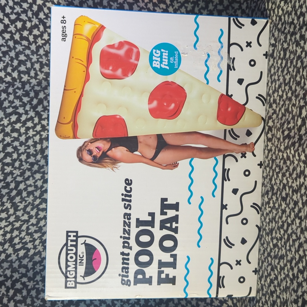 BigMouth Giant Pizza Slice Pool Float (New in Box)
